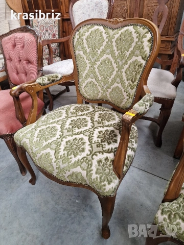 Масивни Барокови Кресла-2 бр.-внос от Германия!ОБЯВЕНАТА ЦЕНА Е ЗА БРОЙ!, снимка 4 - Столове - 53900207