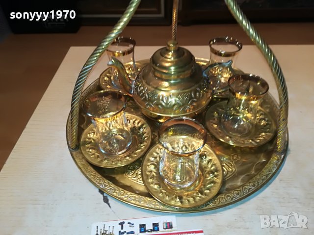 ОРИЕНТ ЕКСПРЕС-КОМПЛЕКТ ЗА ЧАИ ВНОС ФРАНЦИЯ L0511221919, снимка 5 - Антикварни и старинни предмети - 38571664