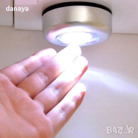 2857 Самозалепваща Led лампа Stick Touch lamp, снимка 2 - Други стоки за дома - 36810590