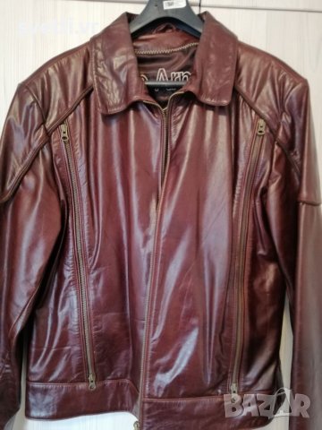 Кожено яке, снимка 3 - Якета - 40760421