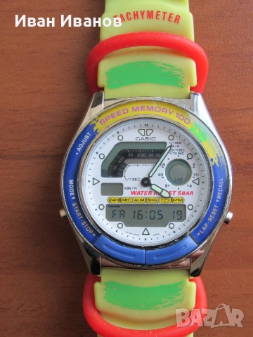 Casio AW-220 SPEED MEMORY 5BAR Made in Japan Касио, снимка 4 - Мъжки - 52010609