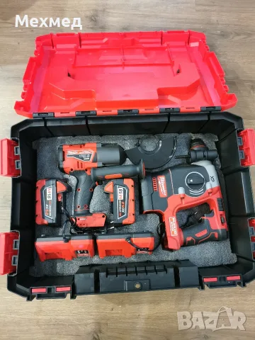 Комплект 6в1 Milwaukee M18 fuel, снимка 2 - Бормашини - 56484781