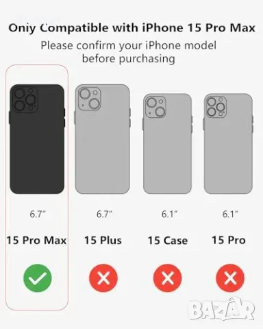 Прозрачен калъф SCORPIFY за iPhone 15 Pro Max със златист леопардов принт, снимка 3 - Калъфи, кейсове - 56228553