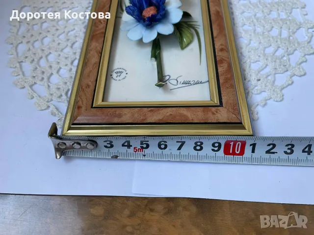 Красива 3д картина с порцелан от Италия, снимка 9 - Антикварни и старинни предмети - 48418684