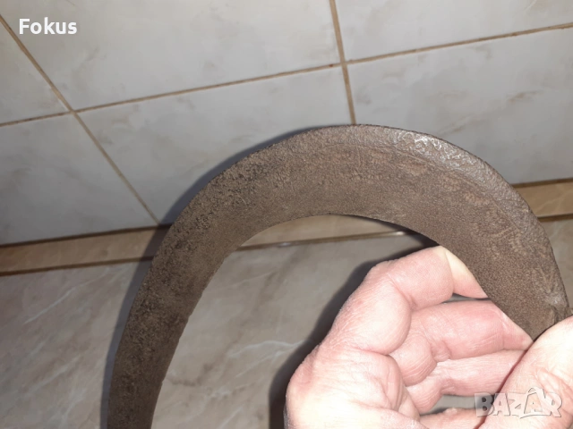 Невероятен стар възрожденски кован сърп с гравюри примитив, снимка 4 - Антикварни и старинни предмети - 53291619