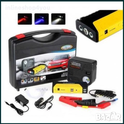 ПРОМО КОМПЛЕКТ станция + компресор 12V JUMP STARTER, снимка 1 - Аксесоари и консумативи - 36894578