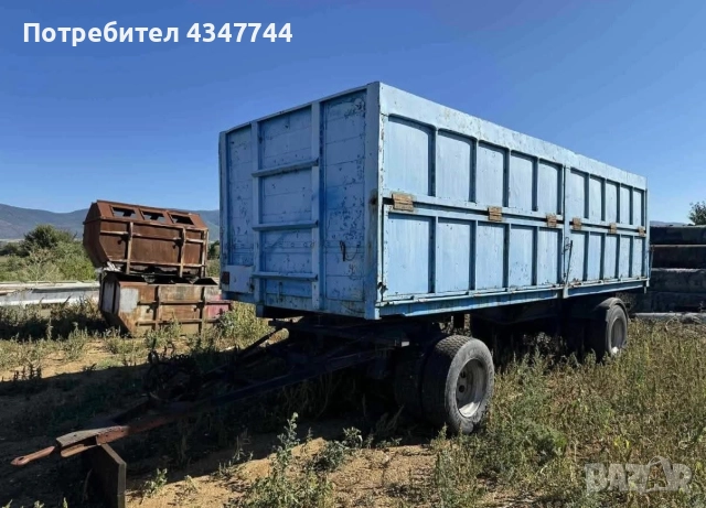 Продава се самосвално ремарке 15 тонно. , снимка 3 - Ремаркета - 52981488