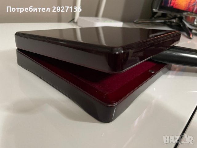 Махагонова кутия за монети класьор, снимка 2 - Нумизматика и бонистика - 39386982