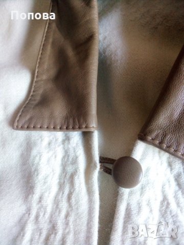 Бутикова пелерина естествена кожа и вълна високо съдържание, снимка 4 - Палта, манта - 31985895