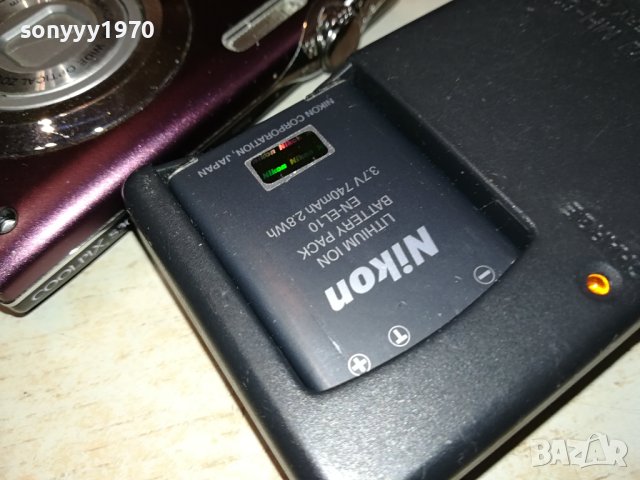 NIKON+ЗАРЯДНО И БАТЕРИЯ 0610231636, снимка 18 - Фотоапарати - 42460524