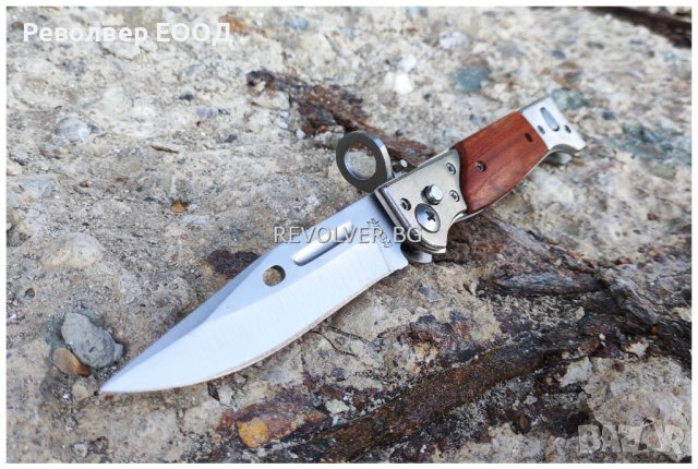 Сгъваем автоматичен нож щик АК 47 СССР, снимка 1