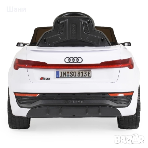 Акумулаторен джип Audi SQ8 e-tron бял , снимка 4 - Детски велосипеди, триколки и коли - 51613602