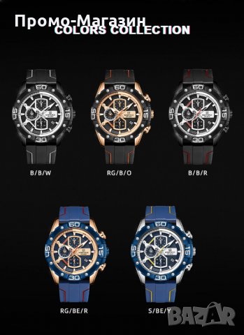 Мъжки часовник Naviforce Хронограф NF 8018T RGBER., снимка 15 - Мъжки - 34875642