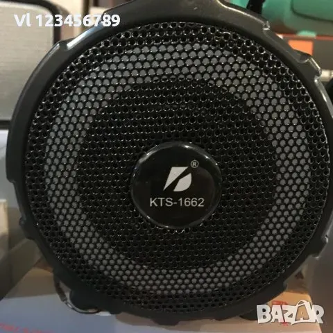 Колонка KTS-1662 BT/ FM / МП3 със светомузика, снимка 5 - Bluetooth тонколони - 48315719