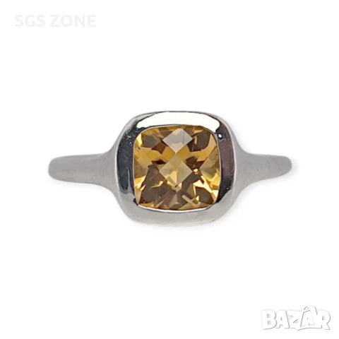 СРЕБЪРНИ ПРЪСТЕНИ от ТАЙЛАНД С ЕСТЕСТВЕН ПЕРИДОТ, ЦИТРИН ИЛИ АМЕТИСТ, снимка 4 - Пръстени - 51251125