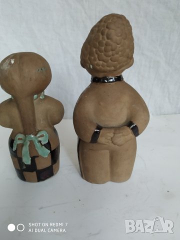две керамични статуетки-авторски, снимка 4 - Антикварни и старинни предмети - 34974453