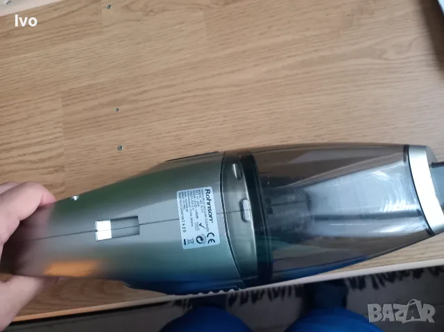 Акумулаторна мини прахосмукачка Rohnson R-111 (45W) / Пълен комплект с кутия, снимка 6 - Прахосмукачки - 55982250
