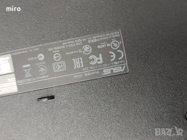 Asus X553M laptop win 10, снимка 7 - Лаптопи за дома - 49022112