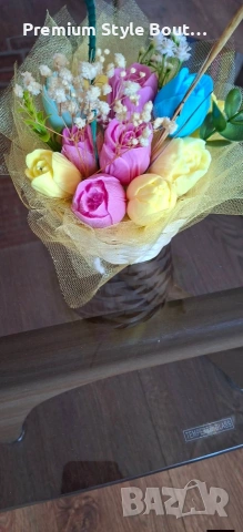 букет от соеви свещи , снимка 8 - Декорация за дома - 54004949