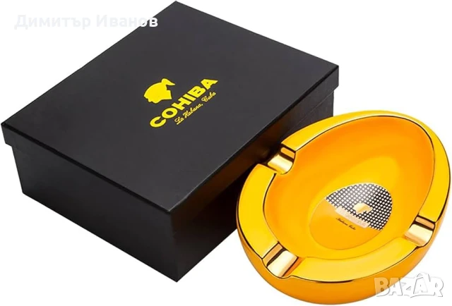Cohiba керамичен пепелник за 3 пури, снимка 5 - Други - 50991811