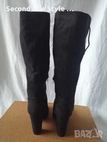 № 41 дамски ботуши с висок ток и връзки WILD DIVA 🔥, снимка 9 - Дамски ботуши - 54095950