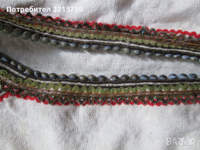 19в. Стар автентичен елек за носия -бронзови копчета и сърма, снимка 5 - Антикварни и старинни предмети - 38124474