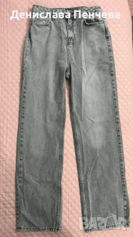 Дънки сиви - Wide leg 