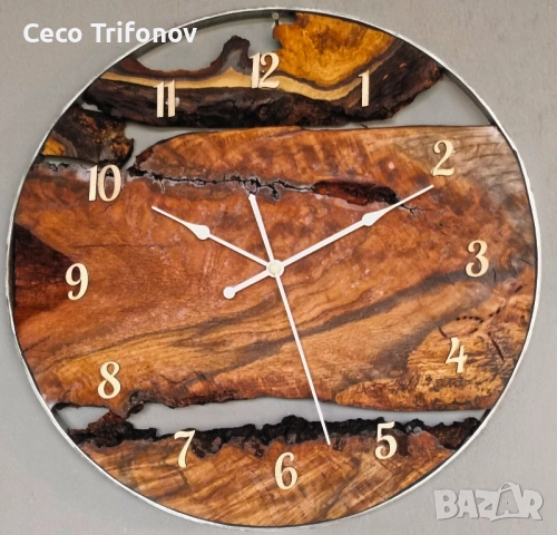 Стенен часовник "Дървесен спомен" 
