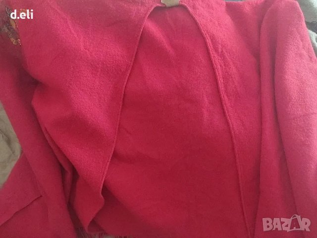 Голям шал Пончо 100% Вълна, снимка 6 - Шалове - 49074993