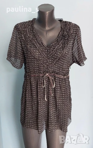 Два различни броя / Уникална туника от копринен шифон "flame" и "Street one" by Gap , снимка 11 - Туники - 14105674