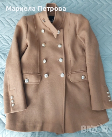 Sara Sweidan Зимно вълнено палто , снимка 5 - Палта, манта - 52647151