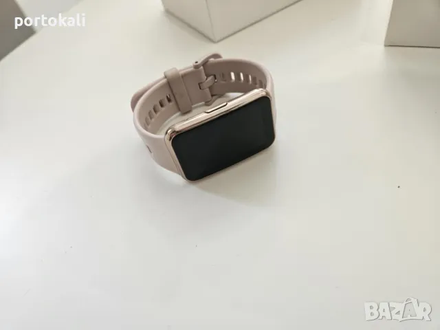 Huawei Watch Fit смарт часовник Smartwatch розов пълен комплект супер състояние, снимка 14 - Дамски - 50125458