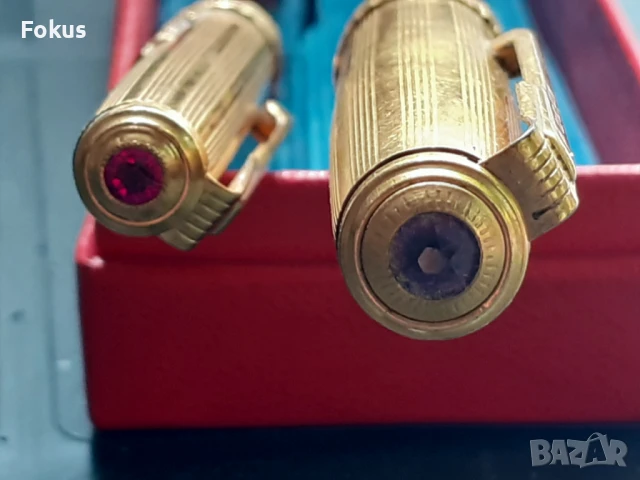 Комплект Союз писалка и молив с рубини златен писец позлата, снимка 5 - Антикварни и старинни предмети - 50929504