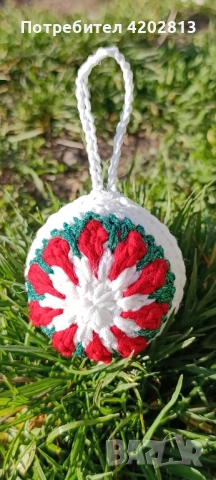 Ръчно изработени Коледни топки 