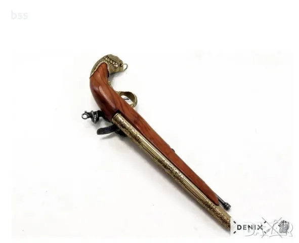 Кремъчен пищов, Германия 18 век, Denix, 1043/L, снимка 3 - Антикварни и старинни предмети - 56166340
