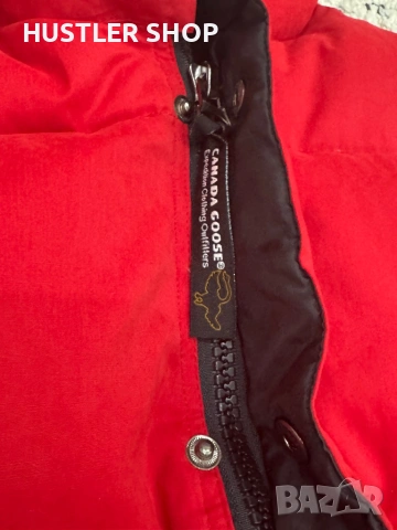 Мъжки пухен елек VINTAGE CANADA GOOSE DUCK DOWN. Размер М, снимка 10 - Якета - 53051732