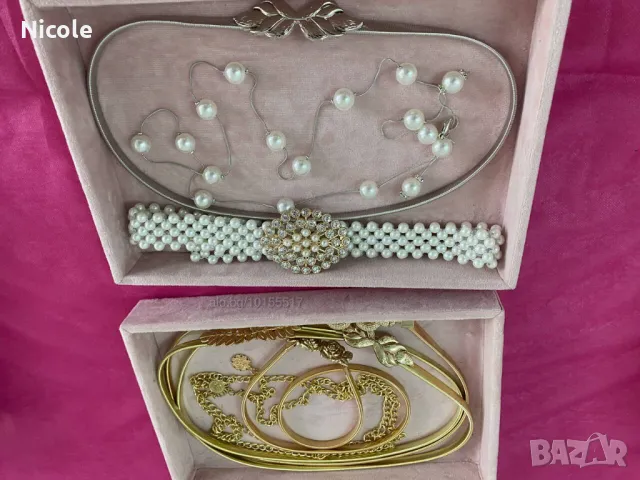 Уникални колани перлени, сребърни и златни