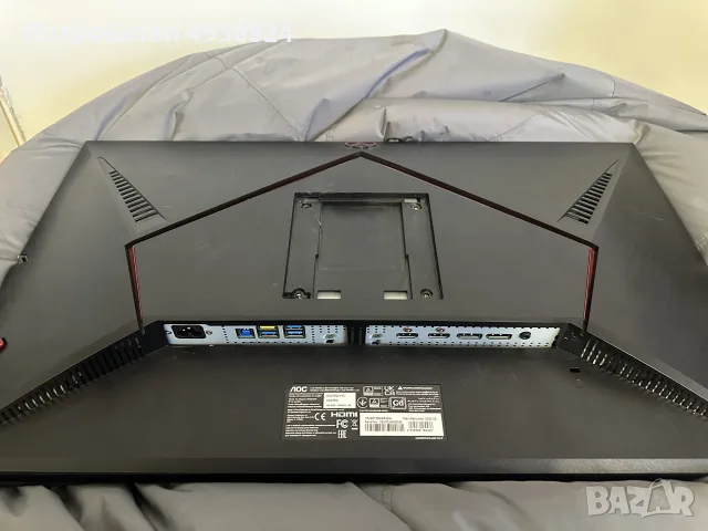 AOC AGON AG275QZN - 27-inch QHD, снимка 2 - Монитори - 56215293