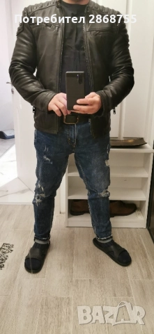Кожено Яке от естествена кожа , снимка 3 - Якета - 51925050
