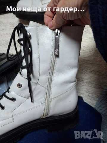 Боти стилни Zara р40 два броя заедно, снимка 3 - Дамски боти - 52277722