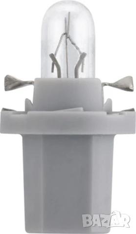 Крушка PHILIPS 24V 1.2W BAX8,5D/2 GREY №13598CP