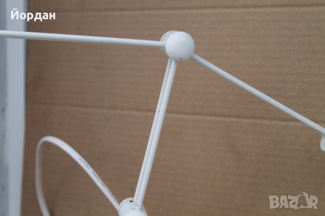 Немска настолна метална лампа , снимка 4 - Настолни лампи - 44403650