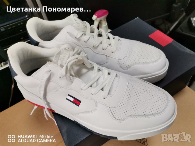 Чисто нови маратонки Tommy Hilfiger / номер 45, снимка 8 - Маратонки - 42707228