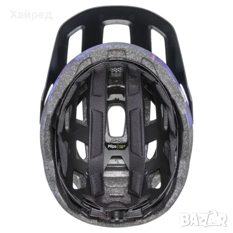 НОВА Велосипедна каска uvex React Jr. MIPS – Galaxy Altimeter Matt 52-56cm, снимка 5 - Велосипеди - 56185172
