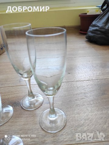 Чаши за шампанско, снимка 3 - Сватбени аксесоари - 36966983