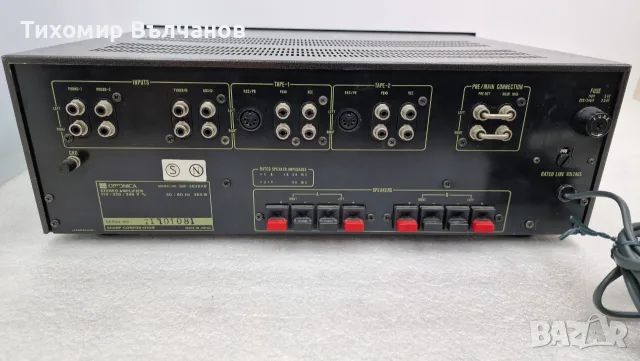  Усилвател Sharp Optonica SM-3636B , снимка 6 - Ресийвъри, усилватели, смесителни пултове - 51091139