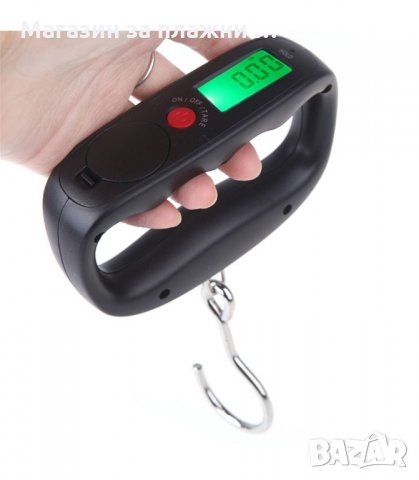 Електронен кантар до 50кг. дигитална везна за багаж - код A14, снимка 4 - Електронни везни - 34235866