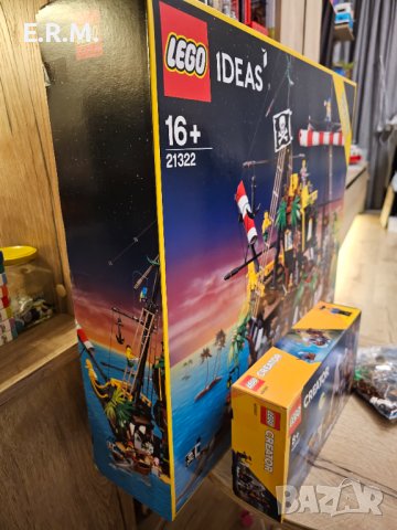 Комплект пирати , Lego IDEAS 21322 + Lego Creator 40598 + Vip add on 40515 Pirates and treasure , снимка 3 - Колекции - 42924785