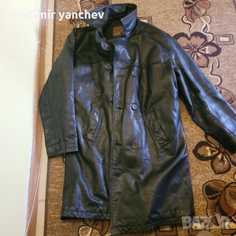 мъжка кожена шуба, снимка 2 - Палта - 50040412