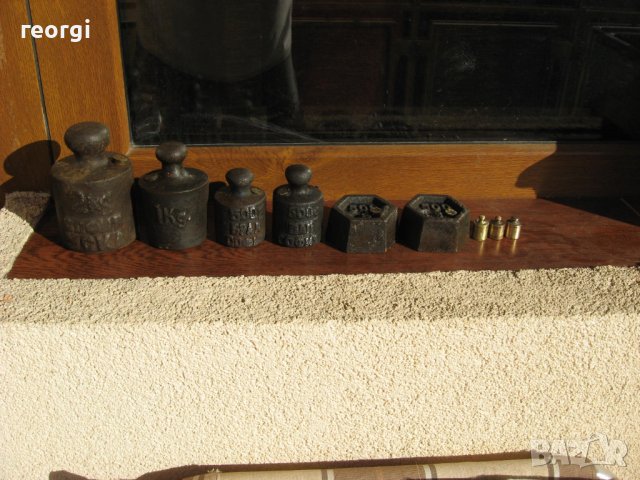 Теглилки за търговска везна--10бр, снимка 1 - Антикварни и старинни предмети - 42173565